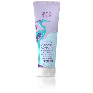 EVA SKIN CARE MOISTURIZING SHOWER CREAM TROPICAL ENRICHED WITH MILK PROTEINS 250 ML